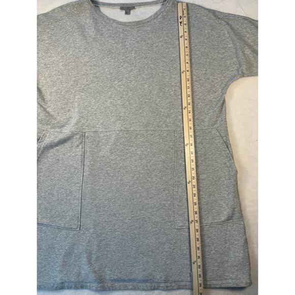 COS Gray Sweatshirt Dress French Terry Patch Pocket Large - Picture 6 of 8